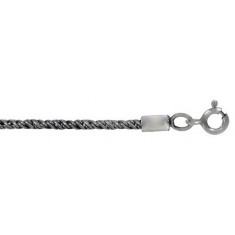 1.2mm Twisted Bali Chain, 16" - 36" Length, Sterling Silver